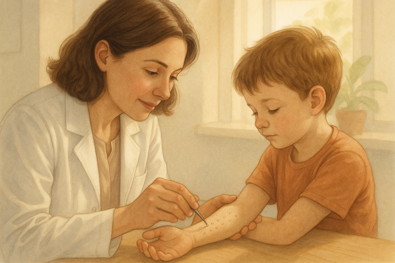 Alergološko testiranje kod deteta u pedijatrijskoj ordinaciji